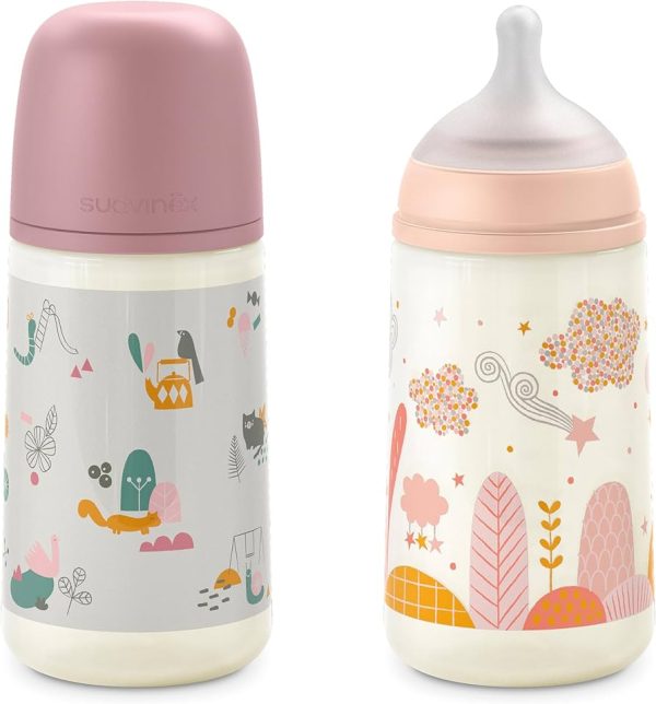 Suavinex con tetina 3+ m x 270 ml