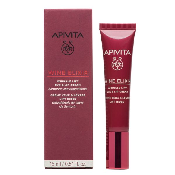 Apivita Wine Elixir Wrinkle Lift Eye & Lip Cream