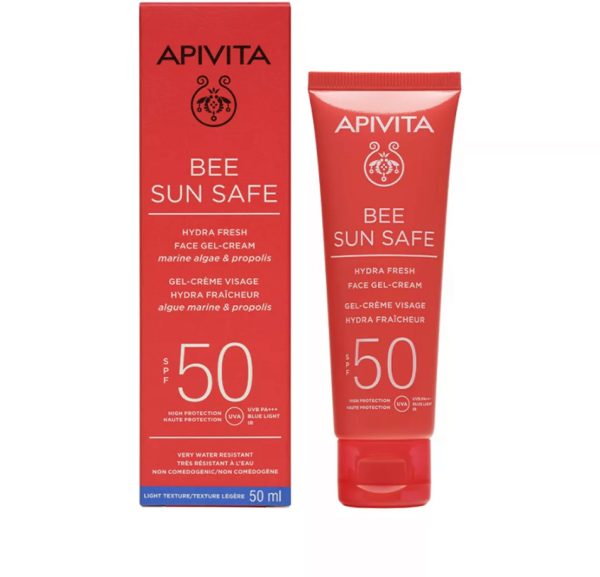 Apivita Krem Dielli xhel për fytyrën me ngjyrë Hydra Fresh Spf50, 50ml