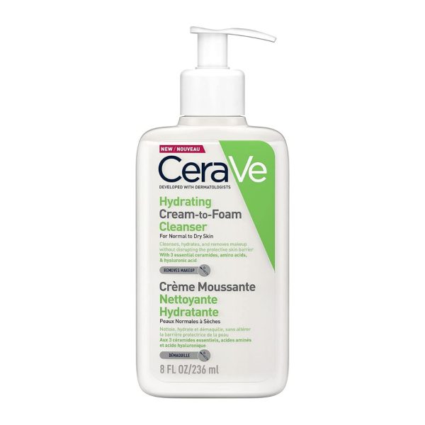 CeraVe Cream-to-Foam Cleanser, 236ml
