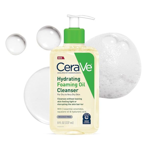 CeraVe Hydrating Foaming Oil Cleanser, 236 ml