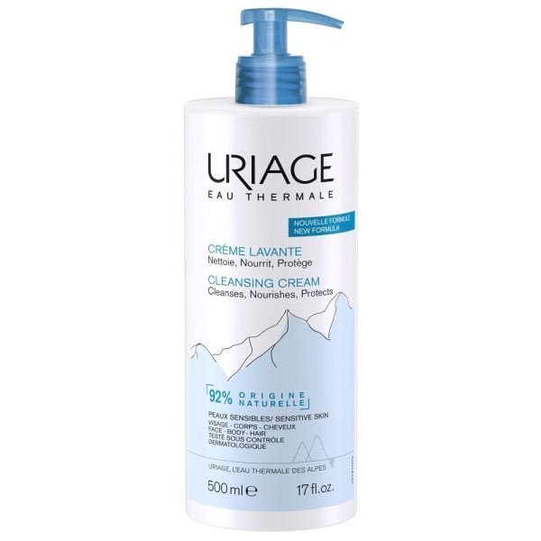 Uriage Eau Thermal Cleansing Cream, 500 ml