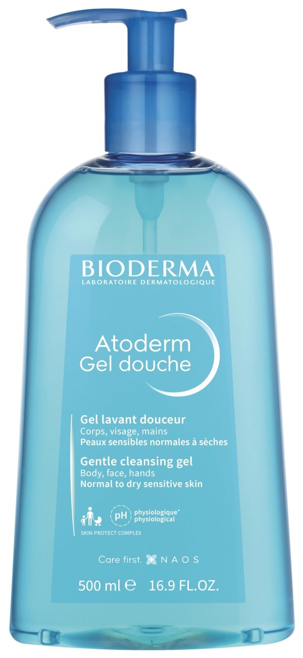 Bioderma, Xhel Dushi i Butë Atoderm, 500ml