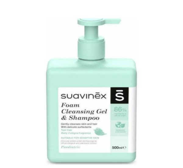 Xhel dhe shampo larëse Syndet, Suavinex, 500ml