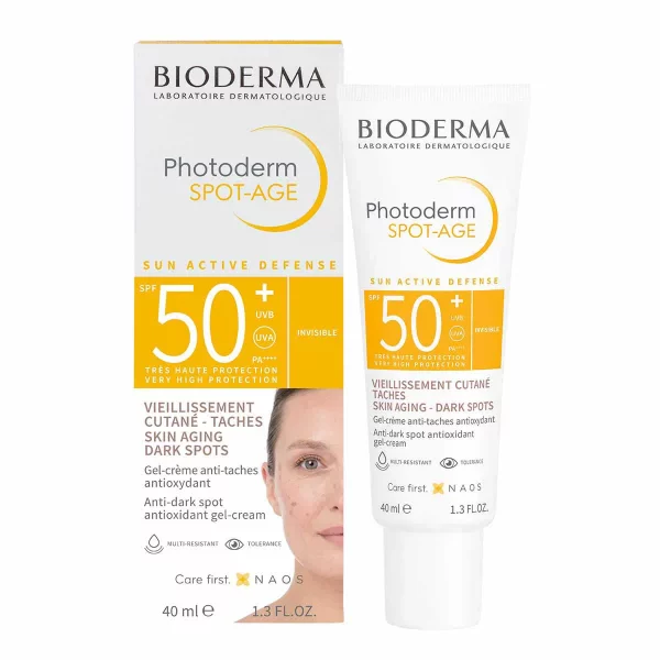 Bioderma Photoderm Spot-Age SPF 50+, Krem kundër diellit për fytyrën kundër plakjes 40ml