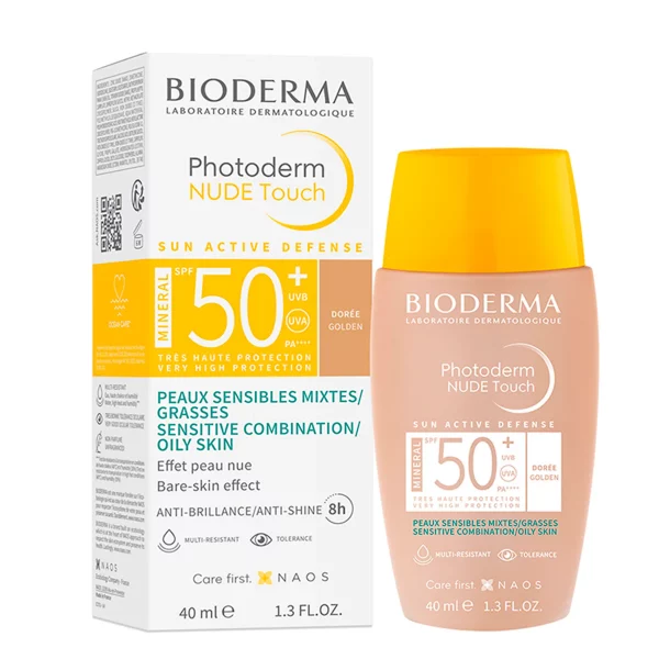 Bioderma Photoderm Nude Touch FPS 50+ me ngjyrë të errët 40ml