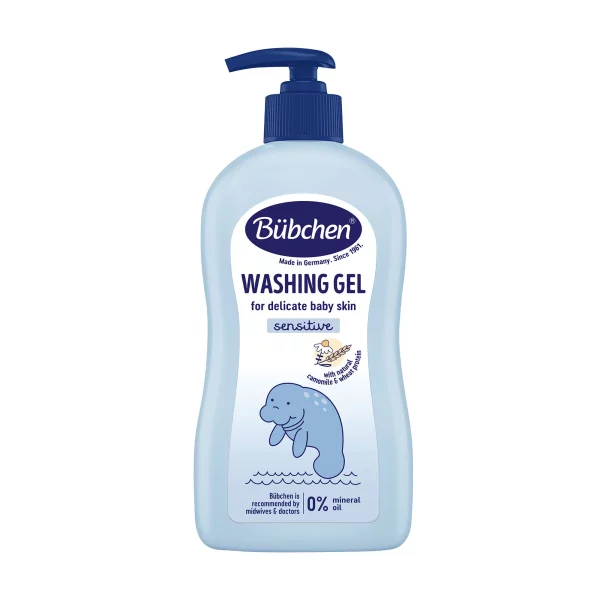 Bübchen Wash Gel, Delicat Skin, 400ml
