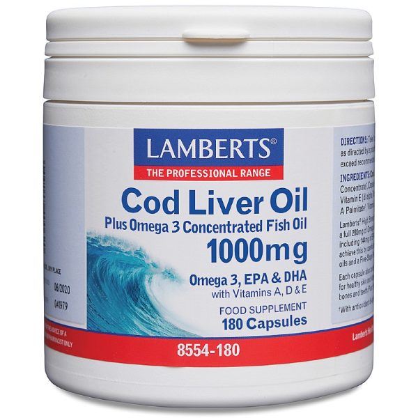 Lamberts Cod Liver Oil 1000mg.