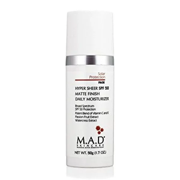 Hyper sheer spf 50 matte finish daily moisturizer