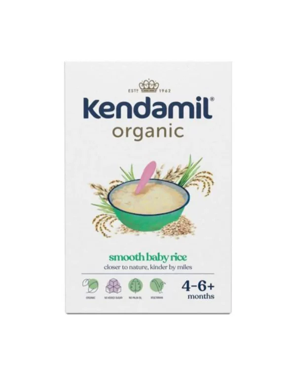 Kendamil Organic smooth baby rice 4-6M